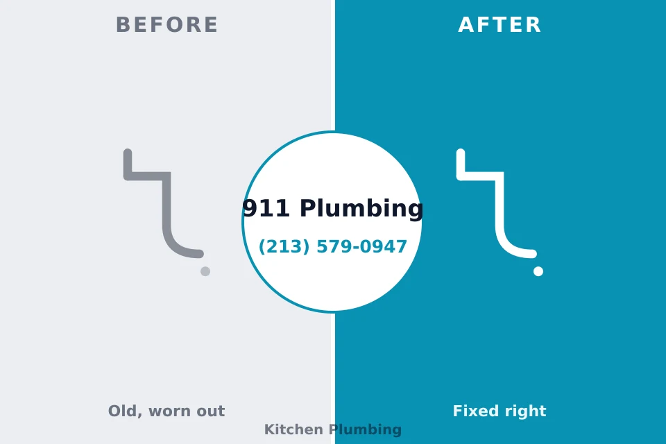 Before and after: plumbing company St. Francisville, LA